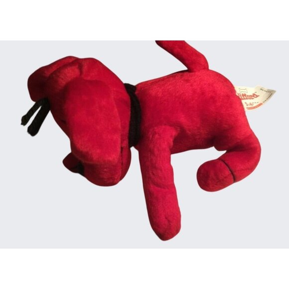 Clifford Big Red Dog Plush Bendable 6” Stuffed Animal Beanie- Scholastic - Picture 6 of 9